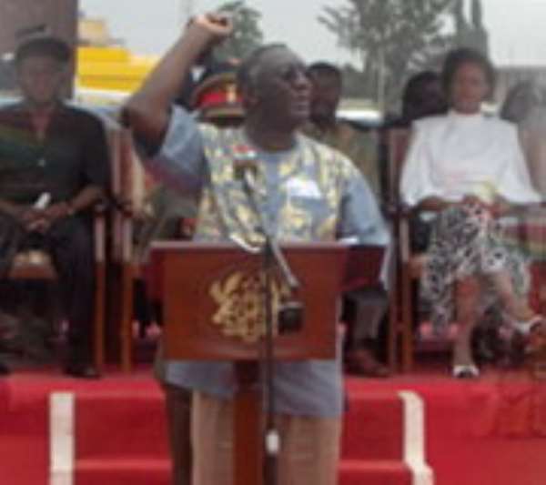 President Kufuor urges youth to return to the land